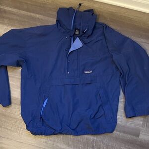 Patagonia Navy Anorak Jacket XS Windbreaker